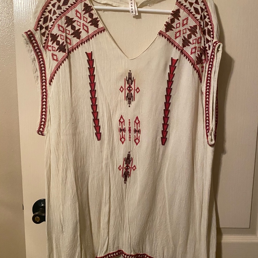 Roper dress shirt with embroidery, size XL